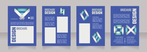 Support group blank brochure design vector