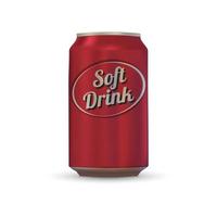 Soda aluminium can vector