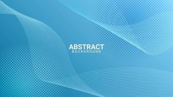 blue abstract background with wavy lines vector