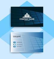 modern and elegant business card template vector