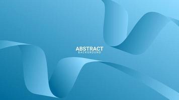 blue abstract background with wavy elements vector