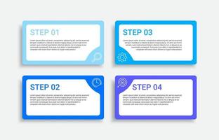 diseño infográfico para el concepto de negocio vector