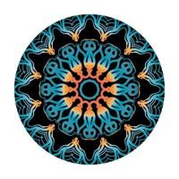 diseño de mandala indio ornamental de lujo. vector