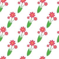 bright floral pattern for fabric and other materials. vector