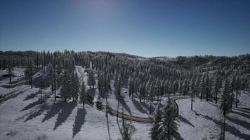 splendido scenario alpino in inverno video