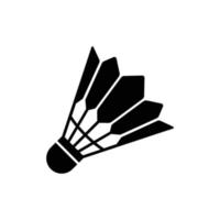 shuttlecock logo icon design vector