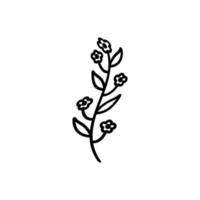 leaf branch graphic design vector