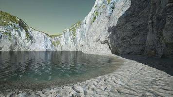 scogliere di arenaria in una giornata di sole video