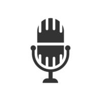 microphone icon design vector