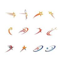 Star icon Template vector illustration design