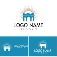 Castle Logo Template vector symbol  icon design