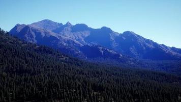 Cascade Mountain and surrounding Canadian Rocky Mountains in summer time video