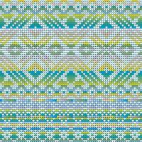 Gradient Cool Colors Seamless Pattern of Christmas Ugly Sweater vector