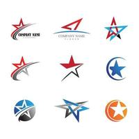 Star icon Template vector illustration design