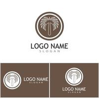 Dates tree Logo Template vector symbol  design