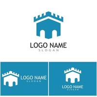 Castle Logo Template vector symbol  icon design