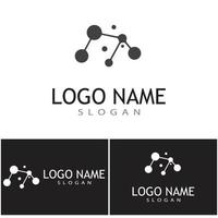 Molecule symbol logo template vector illustration design