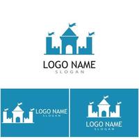 Castle Logo Template vector symbol  icon design