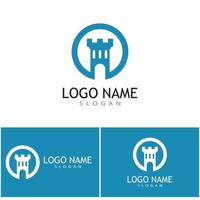 Castle Logo Template vector symbol  icon design