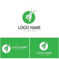 Aloe vera Wave Logo Template vector symbol nature