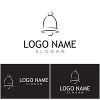 campana, logotipo, plantilla, vector, símbolo, ilustración, diseño vector