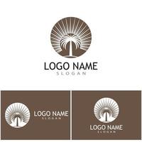 Dates tree Logo Template vector symbol  design