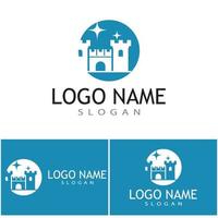 Castle Logo Template vector symbol  icon design