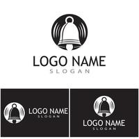 campana, logotipo, plantilla, vector, símbolo, ilustración, diseño vector