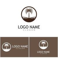 Dates tree Logo Template vector symbol  design