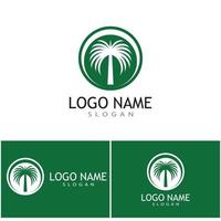 Dates tree Logo Template vector symbol  design