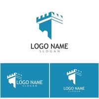 Castle Logo Template vector symbol  icon design