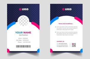 Id Card Template Vector Art, Icons, And Graphics For Free Download