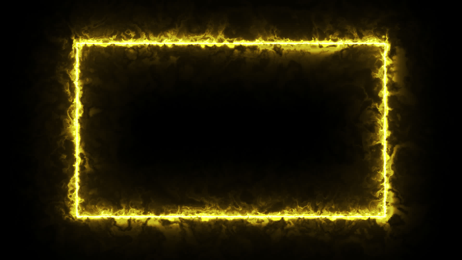 Animated Border Transparent Background With Alpha Yellow Electric 8042345  Stock Video at Vecteezy