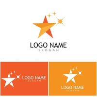 Star icon Template vector illustration design