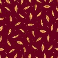 bird feathers vector seamless pattern with gradient