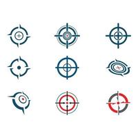 Target icon vector illustration design template