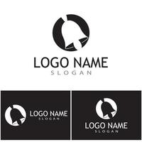 campana, logotipo, plantilla, vector, símbolo, ilustración, diseño vector