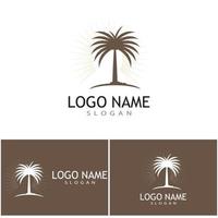 Dates tree Logo Template vector symbol  design