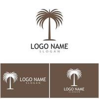 Dates tree Logo Template vector symbol  design