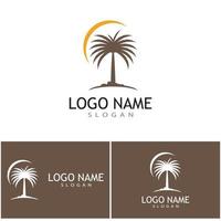 Dates tree Logo Template vector symbol  design