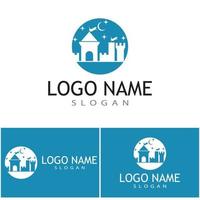 Castle Logo Template vector symbol  icon design