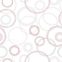 circles frame different sizes and colors abstract vector seamless pattern