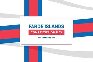 Faroe Islands Constitution Day vector