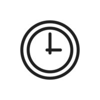 Clock icon vector