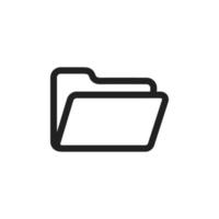 Folder icon vector