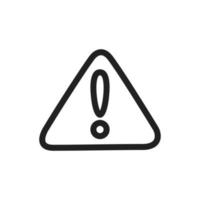 Attention icon vector