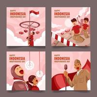 Happy Indonesia Independence Day Social Media Post