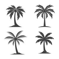 Palm tree logo images illustration vector