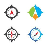Compass logo images vector