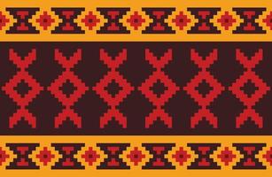 Aztec Native American patterns. Colorful Traditional  African patterns embroidery. Design for print texture. Border background for  wallpaper, wrapping paper vector
